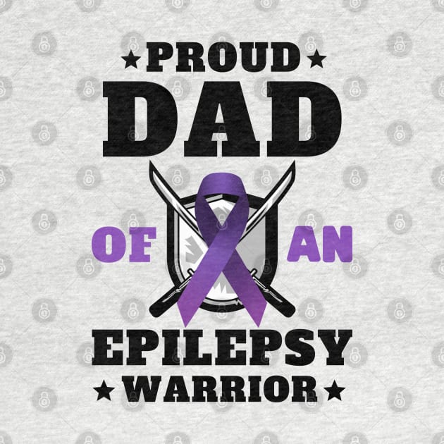 Epilepsy Warrior Dad Proud Epilepsy Awareness Month by oneduystore